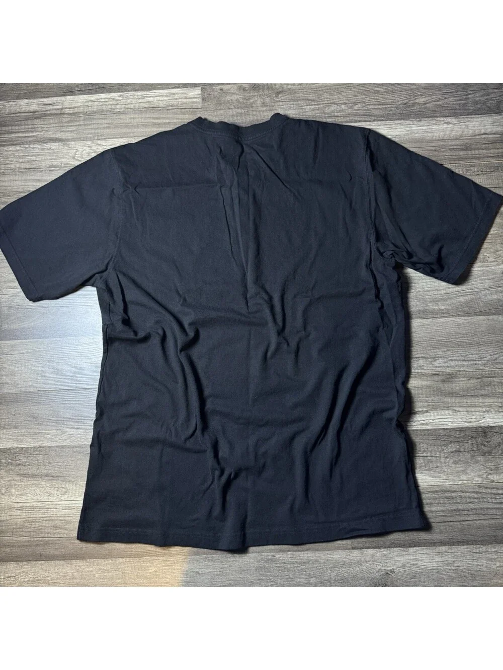 Carhartt Shirt Mens XL Tall Black Henley Pocket Workwear Loose  Fit Cotton